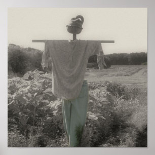 Landgassnijverheid gedeeltelijke kleur poster