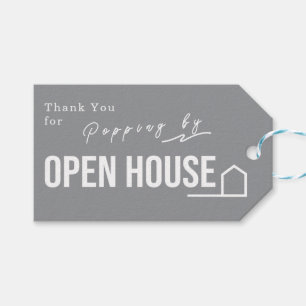Landgoed Open Huis Modern Chique Grijs Cadeaulabel