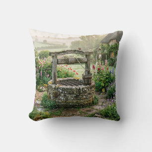 Landhuis Tuin Waterput Kussen