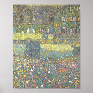 Landhuis van Attersee Gustav Klimt Poster