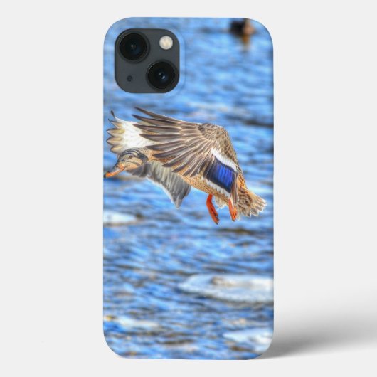 Landing Mallard Duck Wildlife Foto Case-Mate iPhone Case (Achterkant)