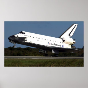 Landing van Space Shuttle Endeavor (STS-113) Poster