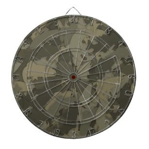 Landjongen Vist camouflage-patroon Dartbord