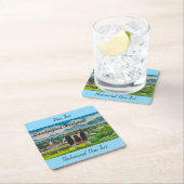 Landjugendfest Vierkante Kartonnen Onderzetter (Insitu)