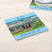 Landjugendfest Vierkante Kartonnen Onderzetter (Schuin)