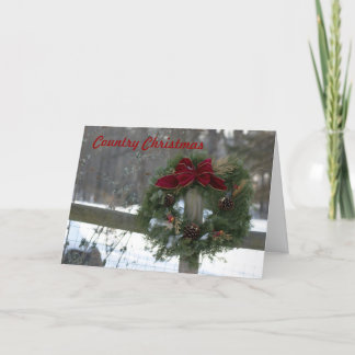 Landkerst Feestdagen Kaart