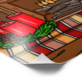 Landkerst | Koeweitvoorraad Foto Afdruk (Hoek)