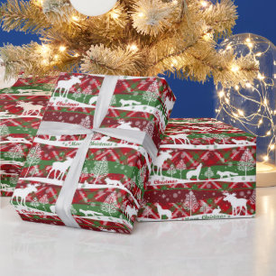 Landkerst Wolf Moose Cadeaupapier