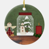 Landkerstversiering Keramisch Ornament (Achterkant)