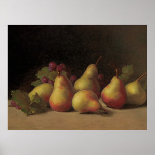 Landkeukenperen - stille schilderkunst poster