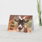 Landkreis Goat Cute Funny Kaart (Voorkant)