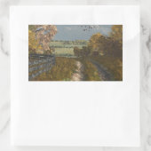 Landkreis in Herfst Rechthoekige Sticker (Tas)