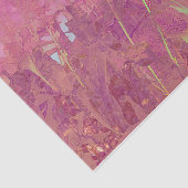 Landkreis Roze Gele Ephemera Script Tissuepapier (Detail)