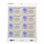 Landlabel Hydrangea Etiket (Full Sheet)