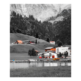 Landlandschap Foto Afdruk