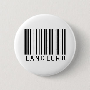 Landlord Bar Code Ronde Button 5,7 Cm