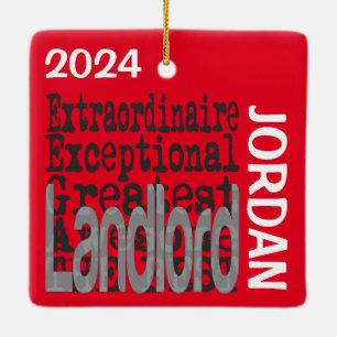 Landlord Extraordinaire CUSTOM Keramisch Ornament