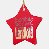 Landlord Extraordinaire Keramisch Ornament (Links)