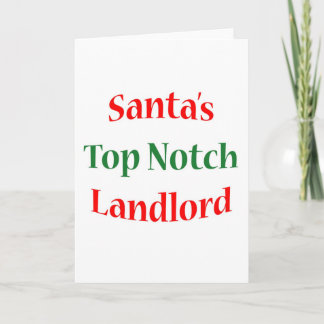 Landlord Top Notch Feestdagen Kaart