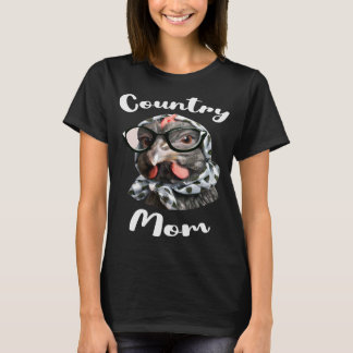 Landmama voor Boerderij Mam of Koe Mam uit een lan T-shirt