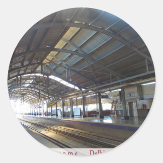 Landmark Landscapes GEWELDIGE DELHI METRO Railway Ronde Sticker