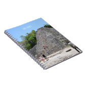 Landmark Mexico Coba Mayan Pyramid Yucatan Notitieboek (Rechterzijde)