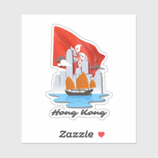 Landmark van Hong Kong City Sticker