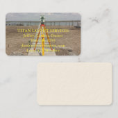 landmeter aan de wal visitekaartje (Voorkant / Achterkant)