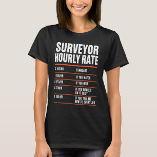 landmeter uurtarief landmeter t-shirt