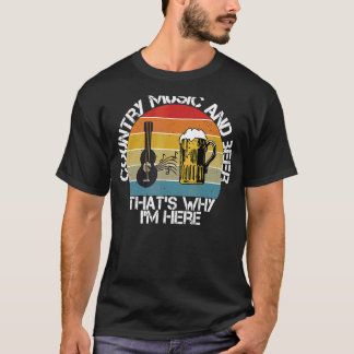 landmuziek en bier Daarom ben ik hier T-shirt