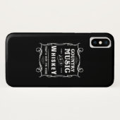 Landmuziek en whisky daarom ben ik hier Case-Mate iPhone case (Achterkant (horizontaal))