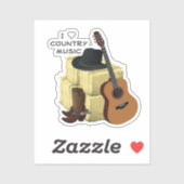 Landmuziek Sticker (Vel)