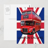 LANDON CALLING BRIEFKAART (Voorkant / Achterkant)