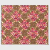 Landon's Elegant Chic Floral Romance Cadeaupapier (Vlak)