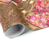 Landon's Elegant Chic Floral Romance Cadeaupapier (Rol Hoek)