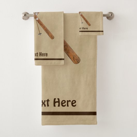 Landoverschrijdende huiden en polen bad handdoek (Insitu)