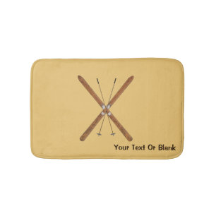 Landoverschrijdende huiden en polen badmat