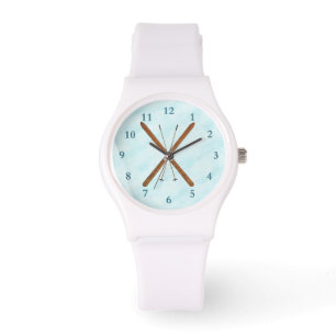 Landoverschrijdende huiden en polen horloge