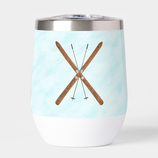 Landoverschrijdende sneeuw (Voorkant)