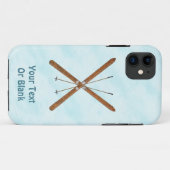 Landoverschrijdende sneeuw Case-Mate iPhone case (Achterkant (horizontaal))