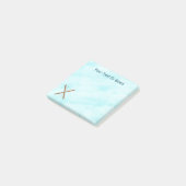 Landoverschrijdende sneeuw post-it® notes (Schuin)