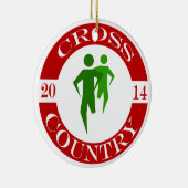 Landoverschrijdende versiering - 2014 keramisch ornament (Rechts)