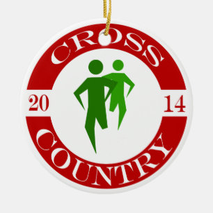 Landoverschrijdende versiering - 2014 keramisch ornament