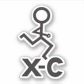 Landoverschrijdende XC actief Sticker (Voorkant)