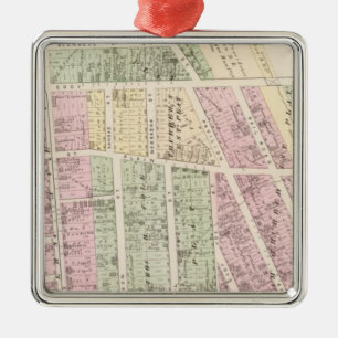 Landowners, opslagkaarten metalen ornament