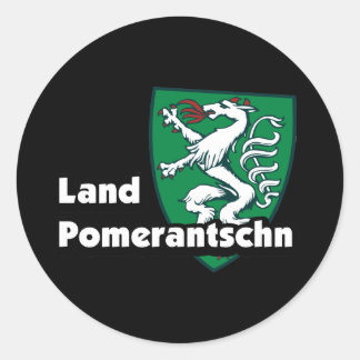 Landpomerantschn Steiermark Österreich Dialekt  Ronde Sticker