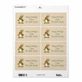 Landrendierlabel Etiket (Full Sheet)