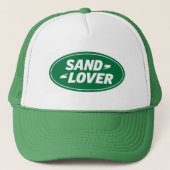 landrover.zand.lover trucker pet (Voorkant)