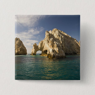 Land's End, De Boog bij Cabo San Lucas, Baja Vierkante Button 5,1 Cm