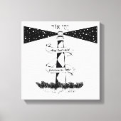 Land's End John o'groats vuurtoren Canvas Afdruk (Voorkant)